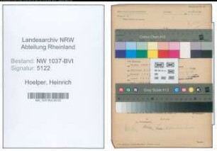Entnazifizierung Heinrich Hoelper , geb. 04.06.1898 (Kaufm.Angestellter)