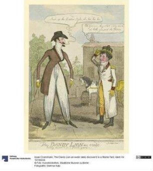 The Dandy Lion an exotic lately discover'd in a Stable Yard