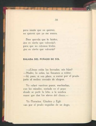 Balada del puñado de sol