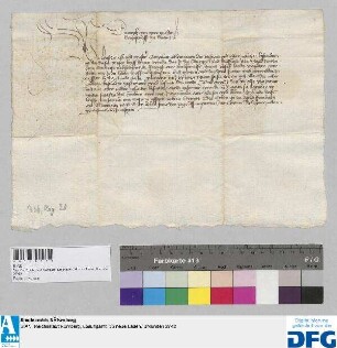 Dieterich Erzbischof von Mainz sagt der Nürnberger Kaufmannschaft zur Frankfurter Herbstmesse sicheres Geleit zu.