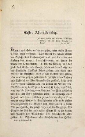 Homiletische Werke, 10. Von Advent bis Pfingsten : Vorträge über die sonntäglichen Pericopen ; (der "Homiletischen Aehrenlese" zweiter Theil)