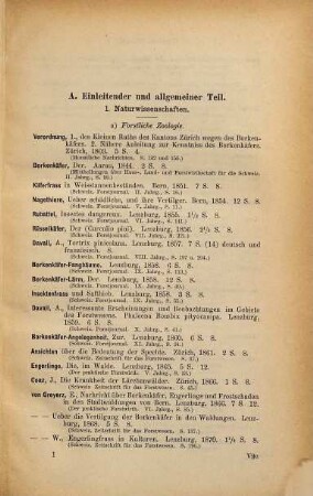 Forêts, chasse et pêche, [1]. Forstwesen