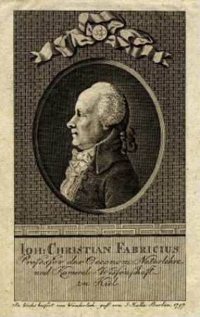 Bildnis von Johann Christian Fabricius (1745-1808)