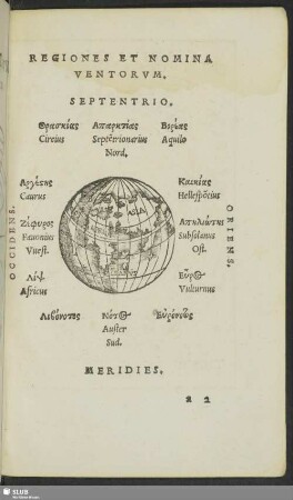 Regiones Et Nomina Ventorum