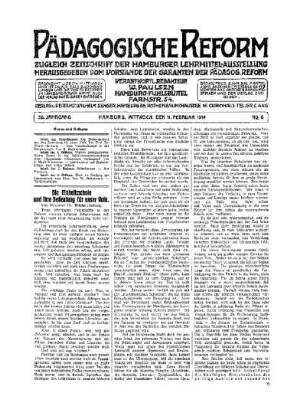 Die Einheitsschule und ihre Bedeutung für unser Volk