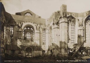 "Ruine der Michaeliskirche, Nordseite" aus der "St. Michaelis Gedächtnismappe"