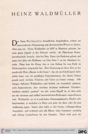 Heinz Waldmüller