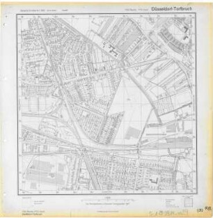 Deutsche Grundkarte, Blatt Düsseldorf-Torfbruch, 1954