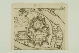 Mannheim mit Zitadelle Friedrichsburg