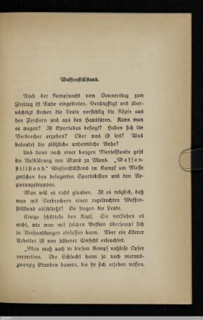 Waffenstillstand