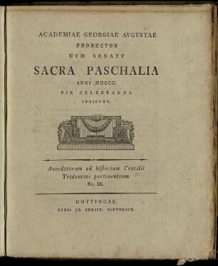 9: Anecdotorum ad historiam Concilii Tridentini pertinentium. Nr. IX