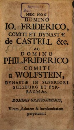 Adami Rechenbergii Prælectiones Et Institvtiones Historicæ