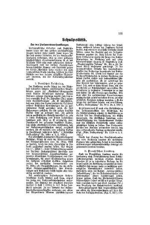 Schulpolitik