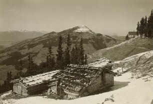 Kitzbüheler Alpen. Hohe Salve (1829 m). Blick von unweit des Unterkunftshauses "Alpenrose"