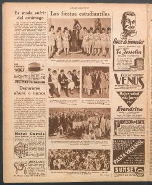 Las fiestas estudiantiles [Fotografías]