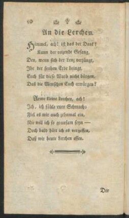 An die Lerchen