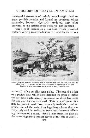 251. First train on the Erie Railroad; 1837. - Modern copy of 12mo. S. Amer. 1837