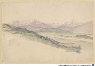 Nachlass von Eduard Metzger (1807 - 1894) - BSB Ana 570. XV, Reisezeichnungen Berchtesgaden, Salzburg und Umgebung - Ana 570(XV