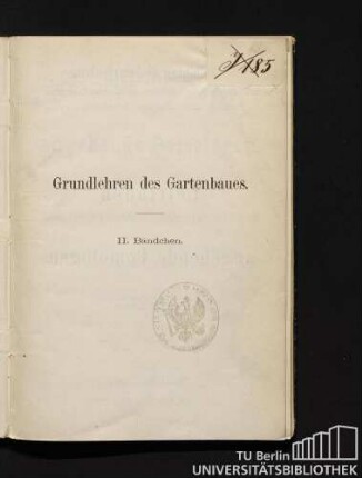Leitfaden für angehende Pomologen : unter Zugrundelegung des zweiten Bandes der "Biblioth. f. wissensch. Gartencultur": Einleitung in d. Studium d. Pomologie