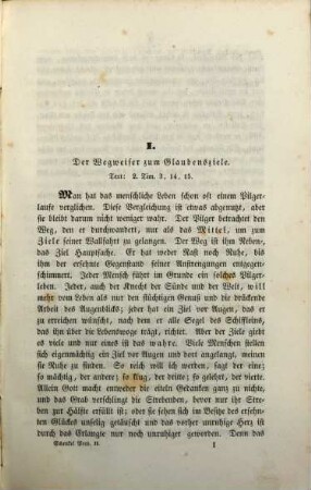 Vier und zwanzig Predigten über Grund und Ziel unseres Glaubens, 2. Des Glaubens Ziel
