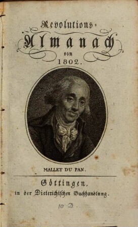 Revolutions-Almanach. 1802