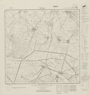 3242 (alte Nr.: 1689) Brunne, Meßtischblatt (4cm - Karte)