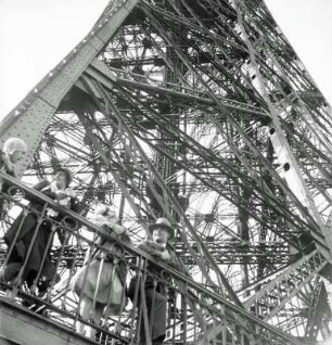 Konstruktionsdetail vom Eiffelturm, Paris