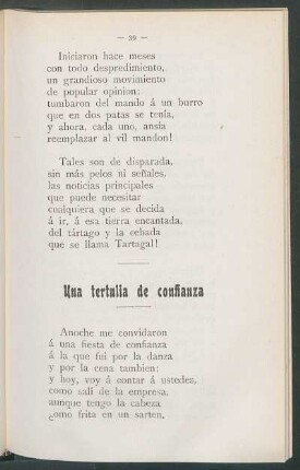 Una tertulia de confianza