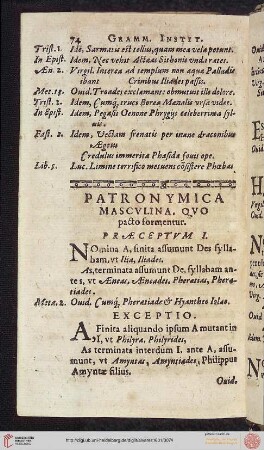 Patronymica masculina