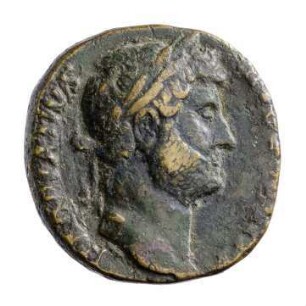 Münze, Dupondius, 134 - 138 n. Chr.
