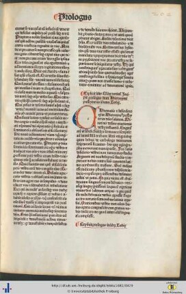 Prologus beati Hieronymi presbyteri in librum Tobiᶒ