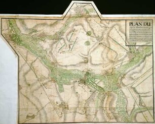 WHK 16 Spanischer Sukzessionskrieg 1701-1713 bis zum Frieden von Rastatt: Plan der Belagerung von Bouchain, 23. August bis 14. September 1711