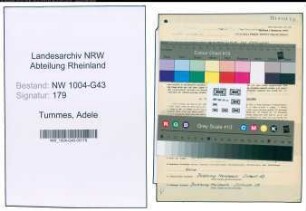Entnazifizierung Adele Tummes , geb. 23.06.1892 ()