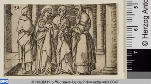 Darbringung im Tempel mit der Prophetin Hanna (?) (Lukas 2, 26-38)