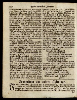 Evangelium am andern Ostertage ... Text, Luc. 24, 13-26.