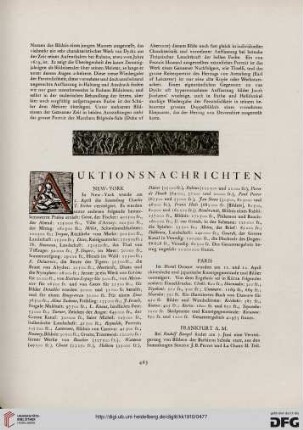 Auktionsnachrichten