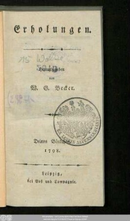1798,3: Erholungen