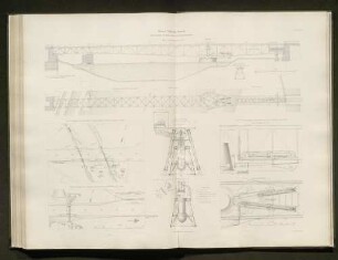 Bl. 46 u. 47. Eisenbahn-Drehbrücke bei Osterrönfeld.