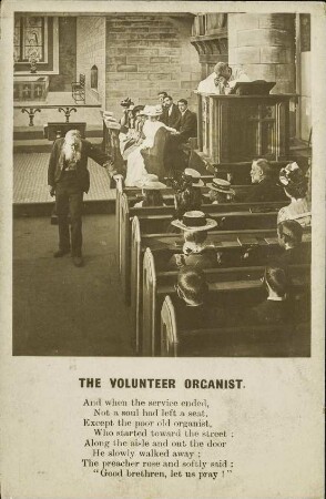 The volunteer organist.