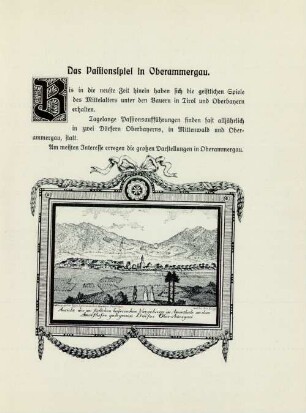 Das Passionsspiel in Oberammergau