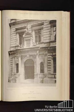 Tafel 27. Wien. Oesterr.-Ungar. Bank - Portal