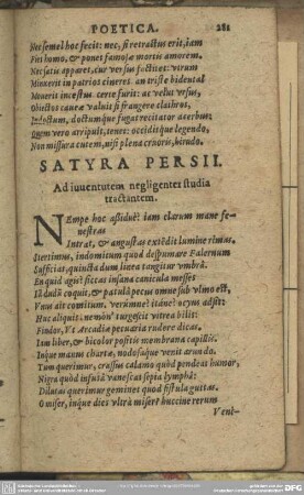 Satyra Persii