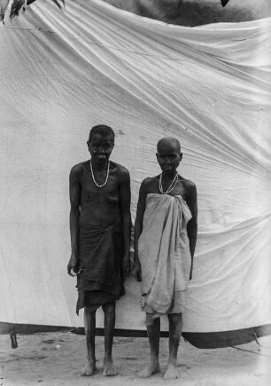 Mann der Makonde und Mann der Nyasa (Deutsch-Ostafrikaexpedition 1906-1907)