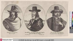 [Porträt von Thomas Fairfax, König Karl I. von England und Oliver Cromwell]