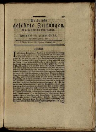 Zwey und vierzigstes Stück, den 16ten Oktobr. 1790.