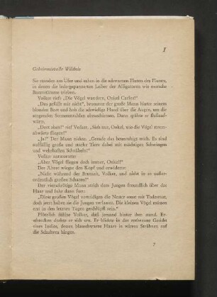 Geheimnisvolle Wildnis