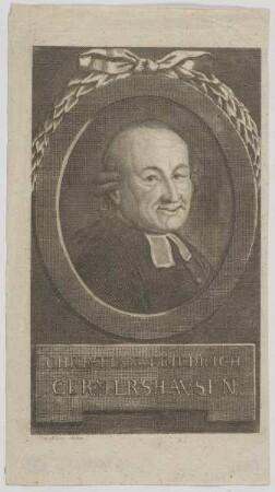 Bildnis des Christian Friedrich Germershavsen