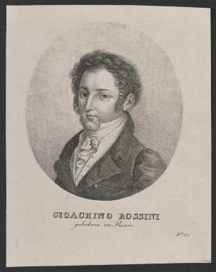 Porträt Gioachino Rossini (1792-1868)