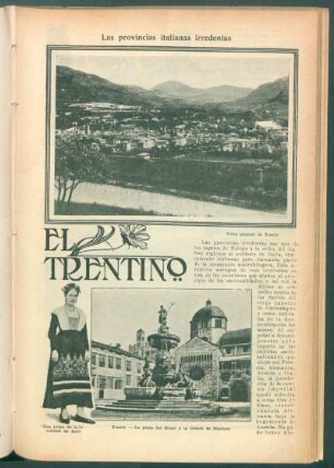 El Trentino : Las provincias italianas irredentas