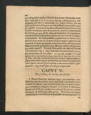 Caput V. De gradibus, ut vocant, necessitatis.